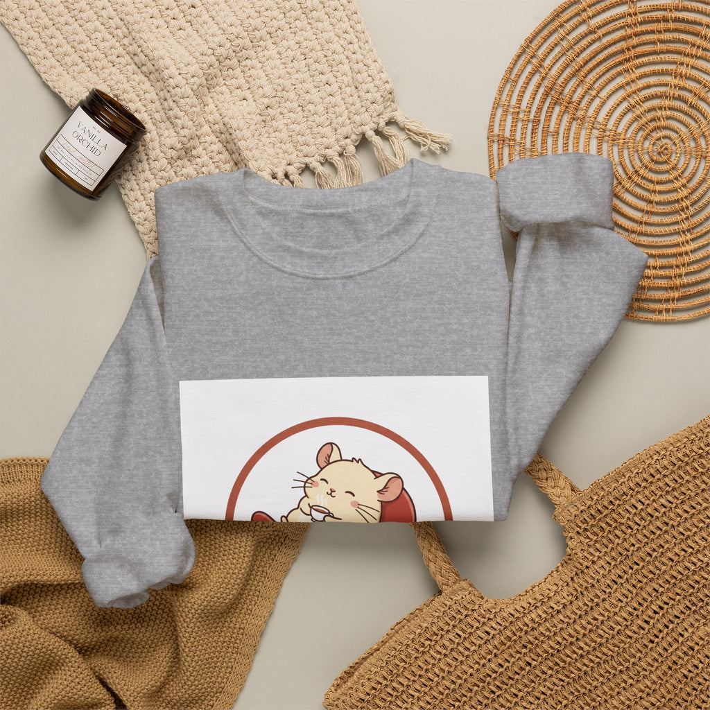 Chinchilla Chill Crewneck Sweatshirt — Cute Chinchilla Logo Pullover