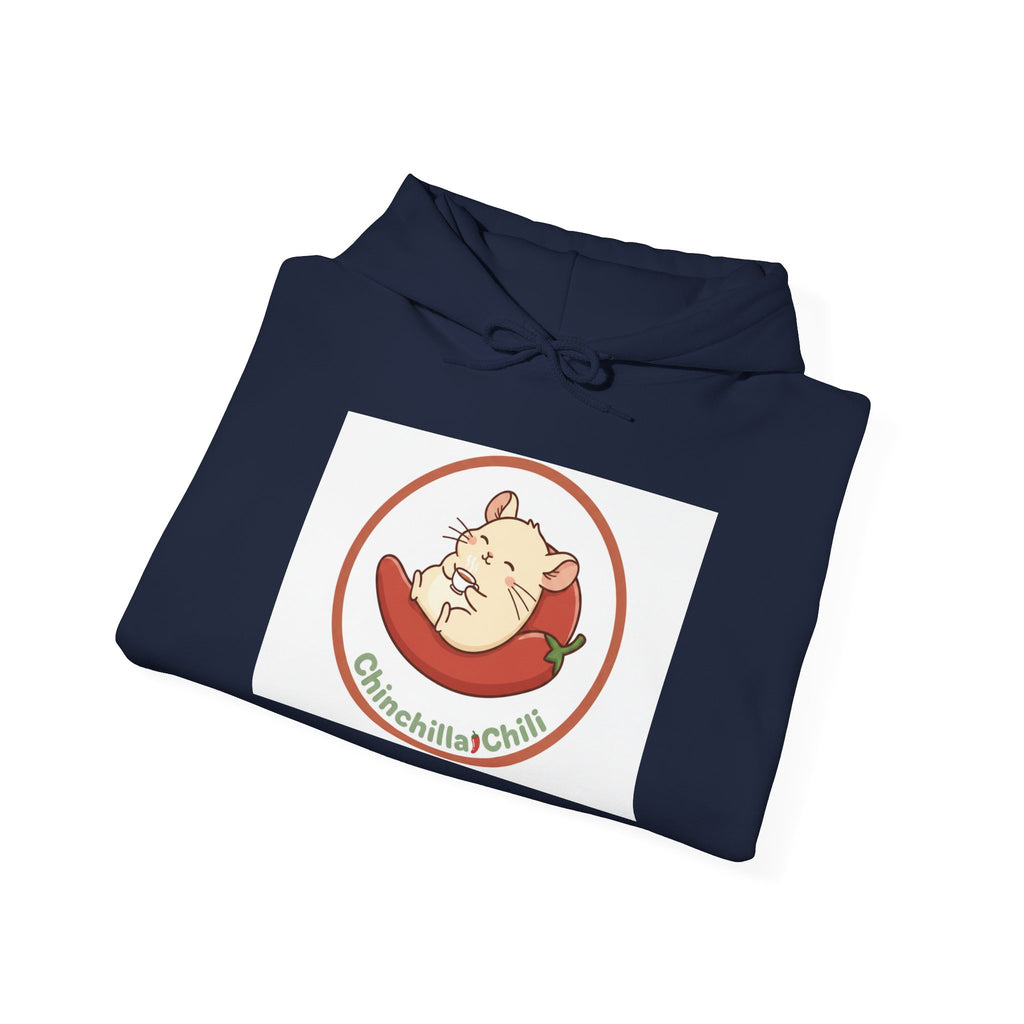 Chinchilla Chili Pepper Hoodie – Cute Pet Logo Pullover for Chinchilla Lovers