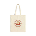 Cotton Tote Bag — Cute Chinchilla Café Logo Reusable Market Tote