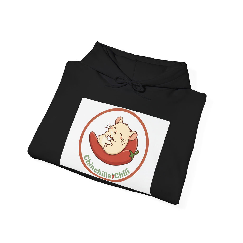 Chinchilla Chill Hoodie — Cute Sleeping Chinchilla Graphic Sweatshirt