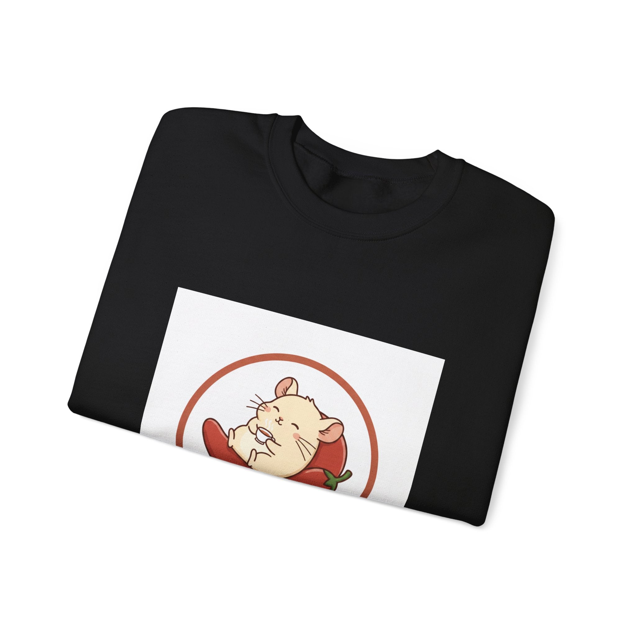 Chinchilla Chill Crewneck Sweatshirt — Cute Chinchilla Logo Pullover