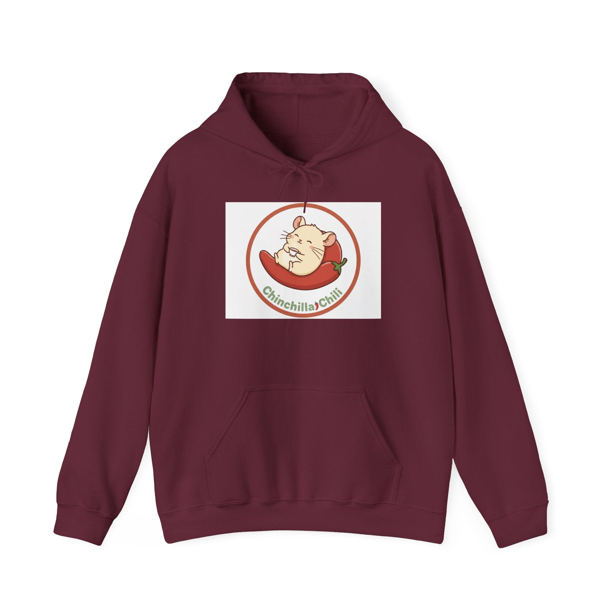 Chinchilla Chill Hoodie — Cute Sleeping Chinchilla Graphic Sweatshirt