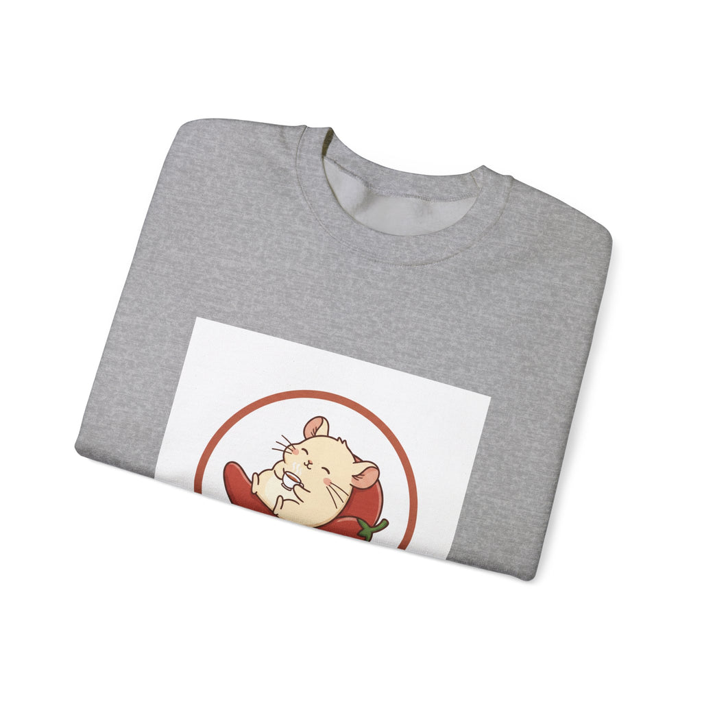 Chinchilla Chill Crewneck Sweatshirt — Cute Chinchilla Logo Pullover