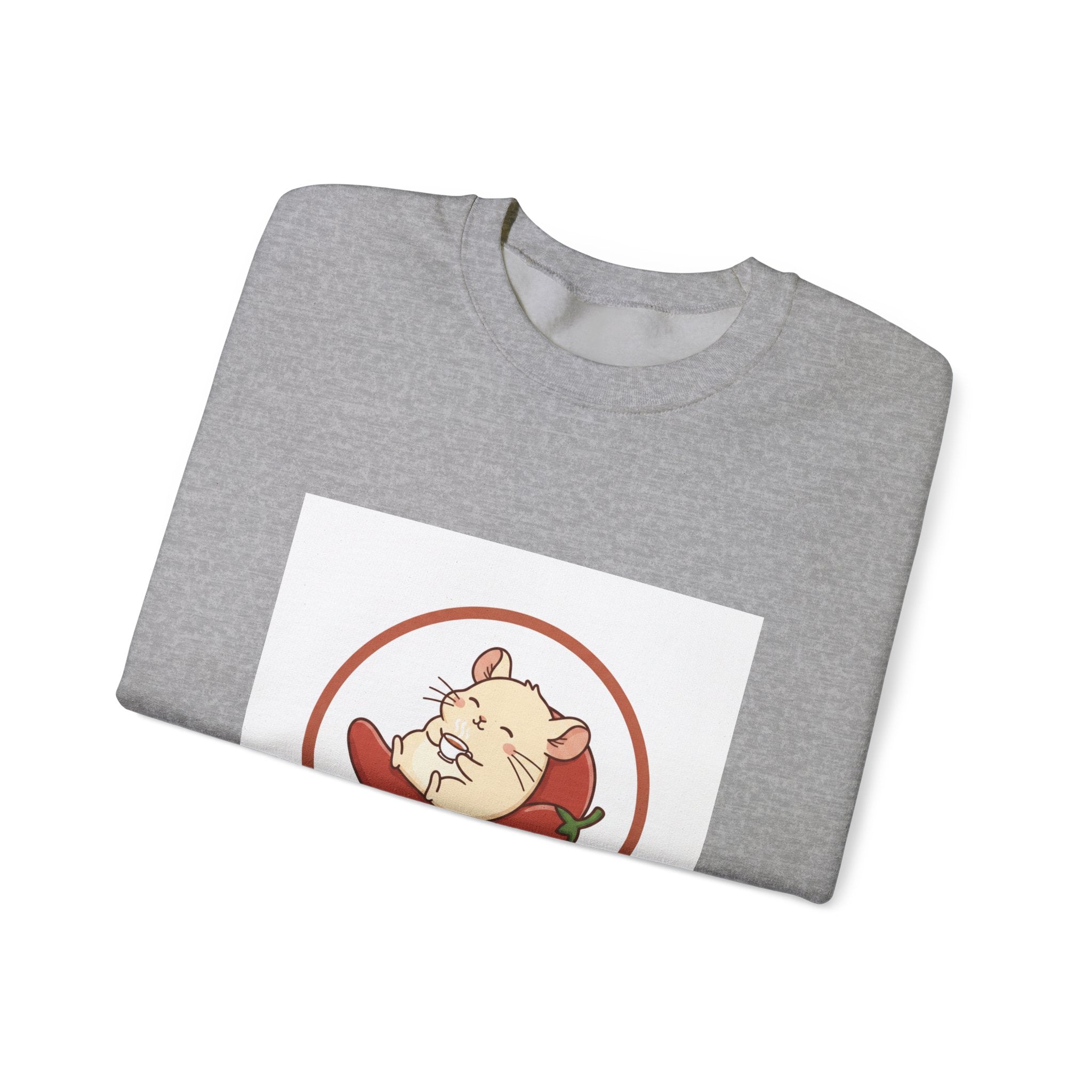 Chinchilla Chill Crewneck Sweatshirt — Cute Chinchilla Logo Pullover