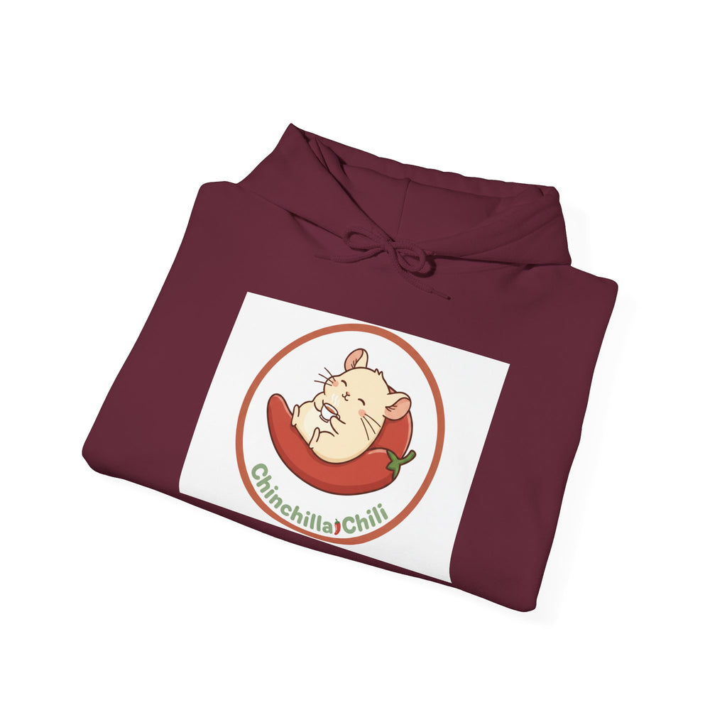Chinchilla Chill Hoodie — Cute Sleeping Chinchilla Graphic Sweatshirt