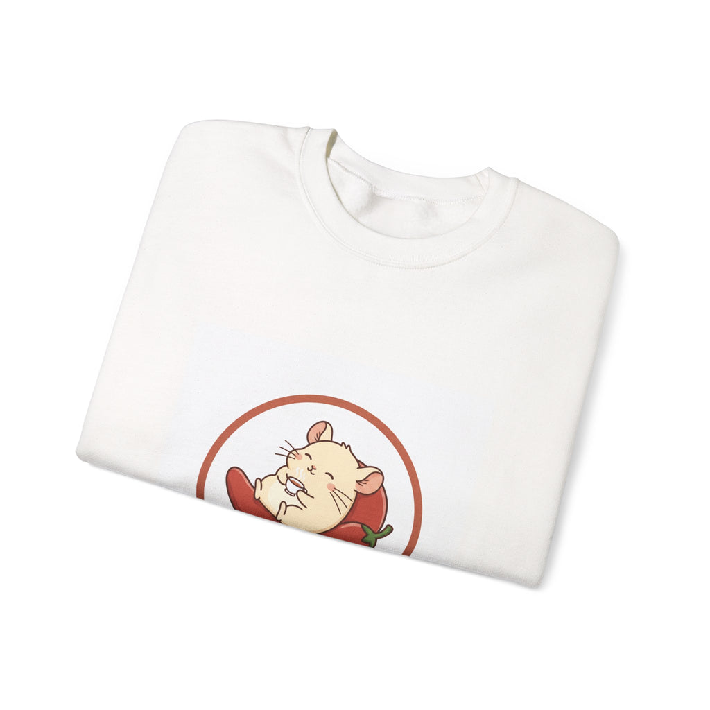 Chinchilla Chill Crewneck Sweatshirt — Cute Chinchilla Logo Pullover