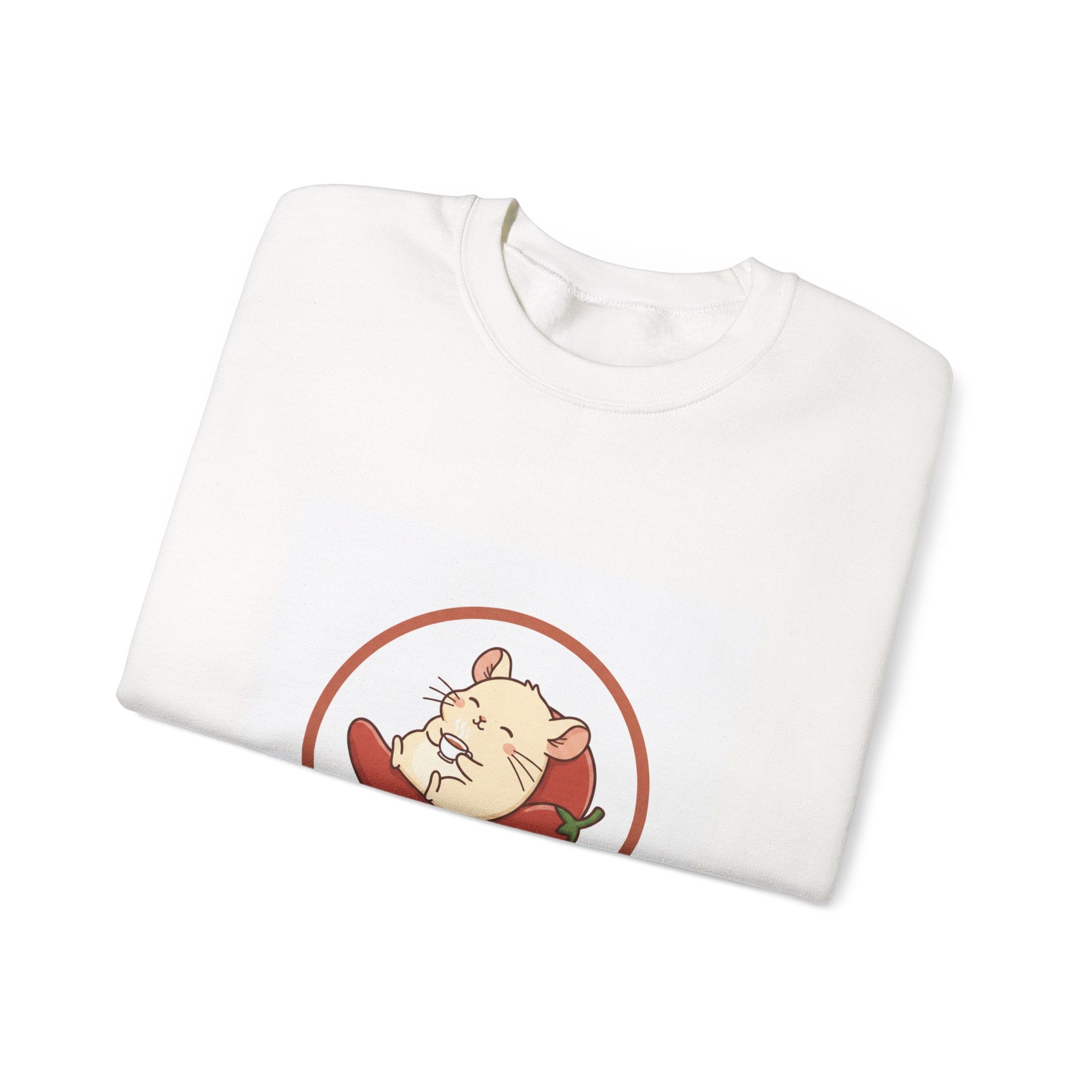 Chinchilla Chill Crewneck Sweatshirt — Cute Chinchilla Logo Pullover