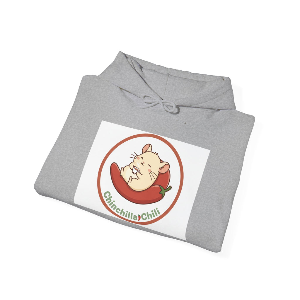 Chinchilla Chili Pepper Hoodie – Cute Pet Logo Pullover for Chinchilla Lovers