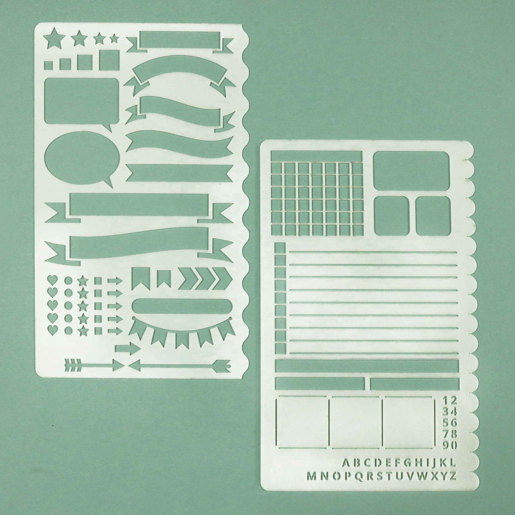 Bullet Journal Stencil Set