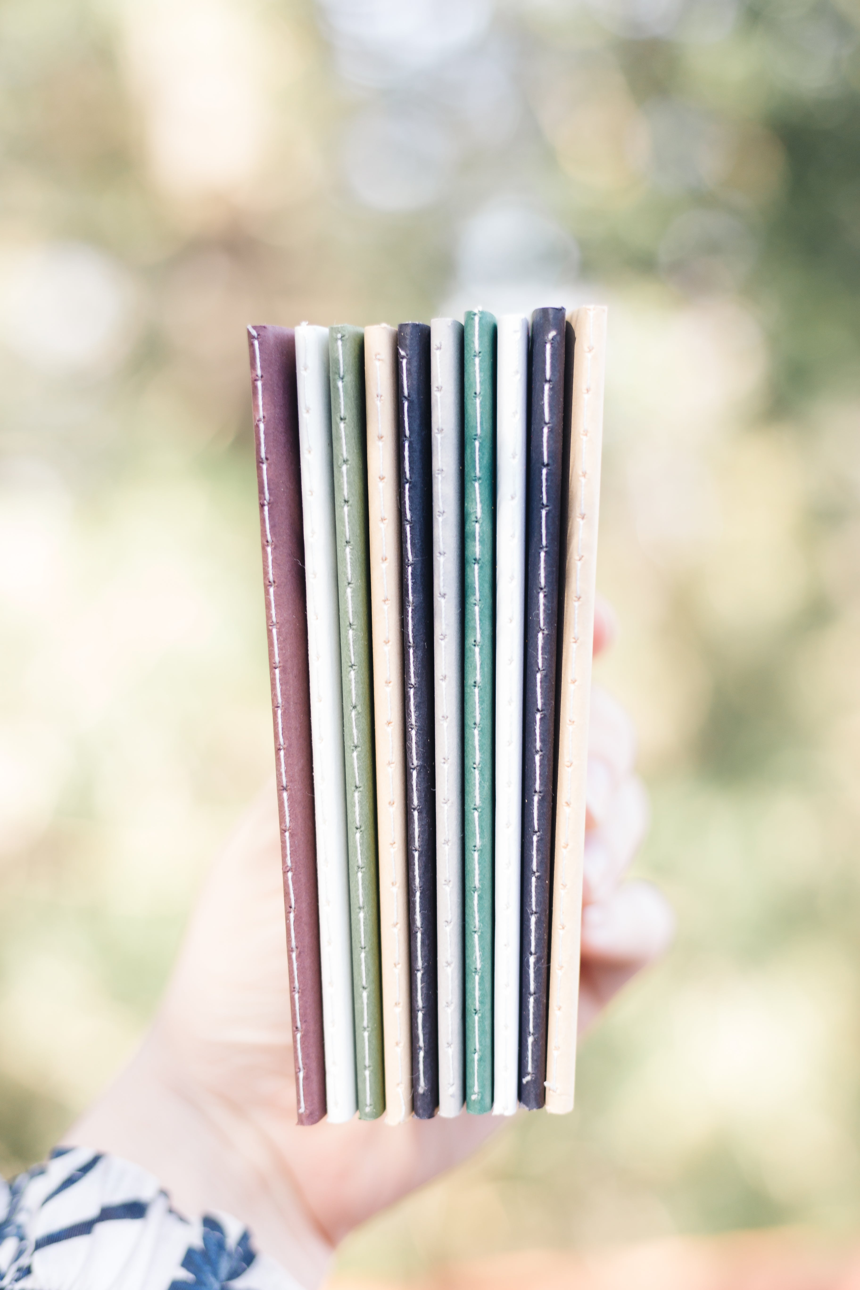 Blank Pocket Saddle Stitch Note Book