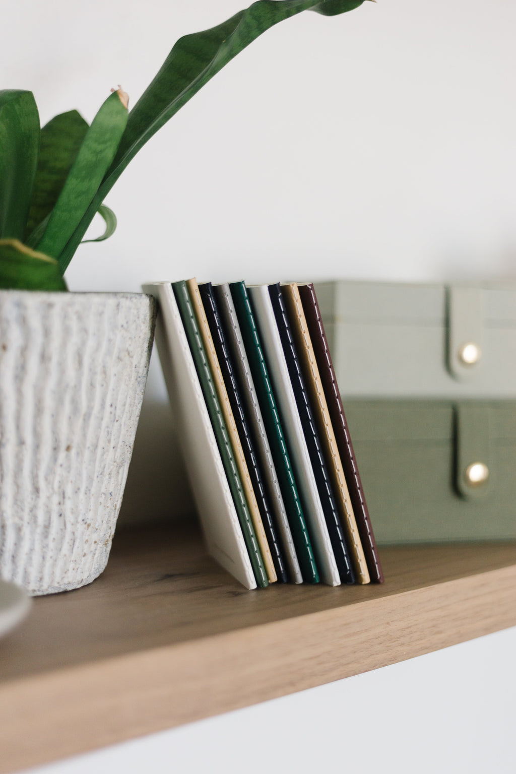 Blank Pocket Saddle Stitch Note Book